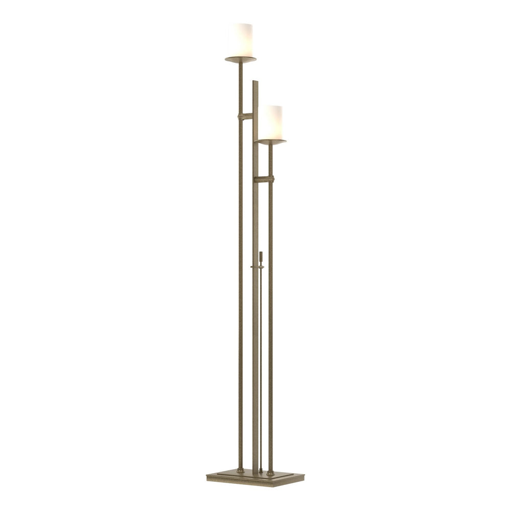 Hubbardton Forge - Two Light Floor Lamp - Rook - Soft Gold- Union Lighting Luminaires Decor