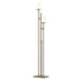 Hubbardton Forge - Two Light Floor Lamp - Rook - Soft Gold- Union Lighting Luminaires Decor