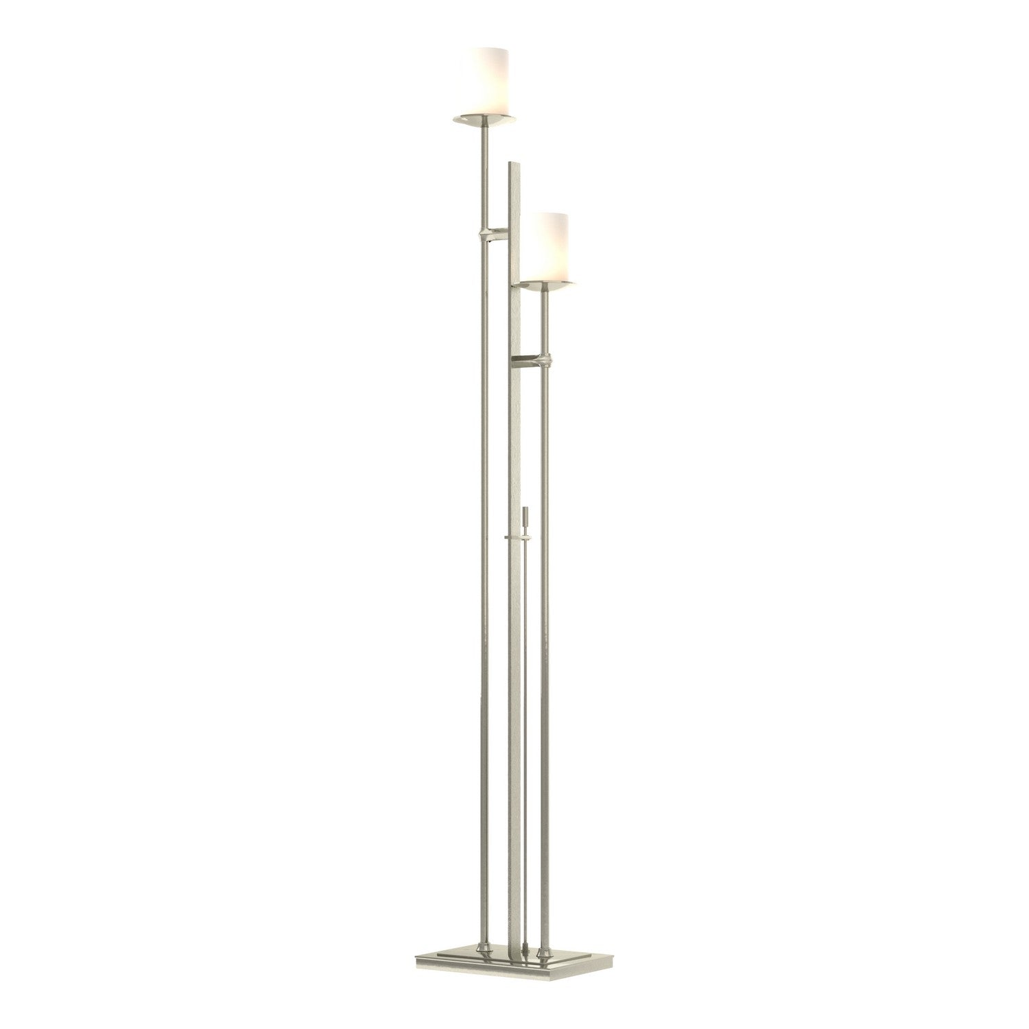 Hubbardton Forge - Two Light Floor Lamp - Rook - Sterling- Union Lighting Luminaires Decor