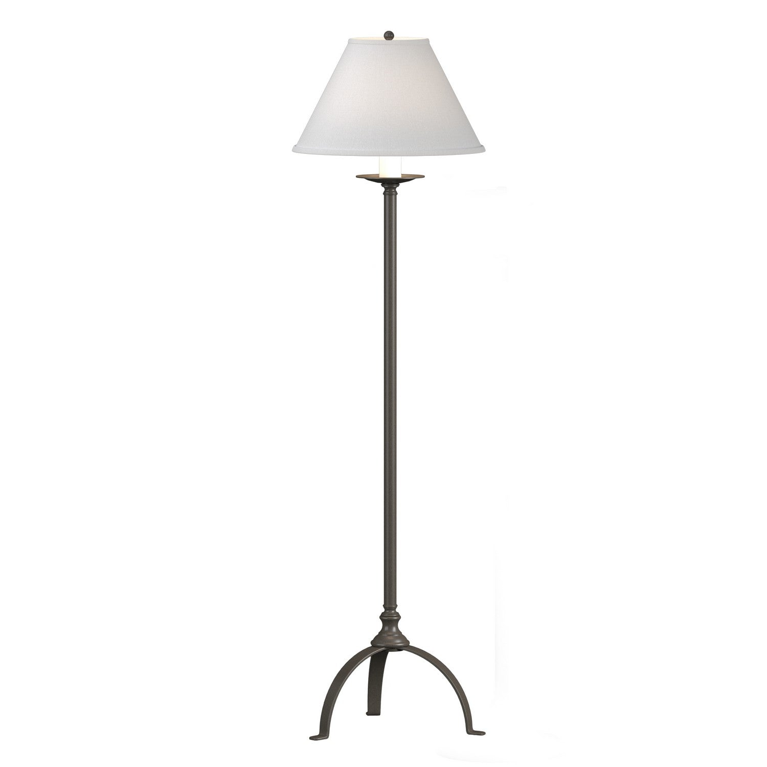 Hubbardton Forge - One Light Floor Lamp - Simple Lines - Dark Smoke- Union Lighting Luminaires Decor