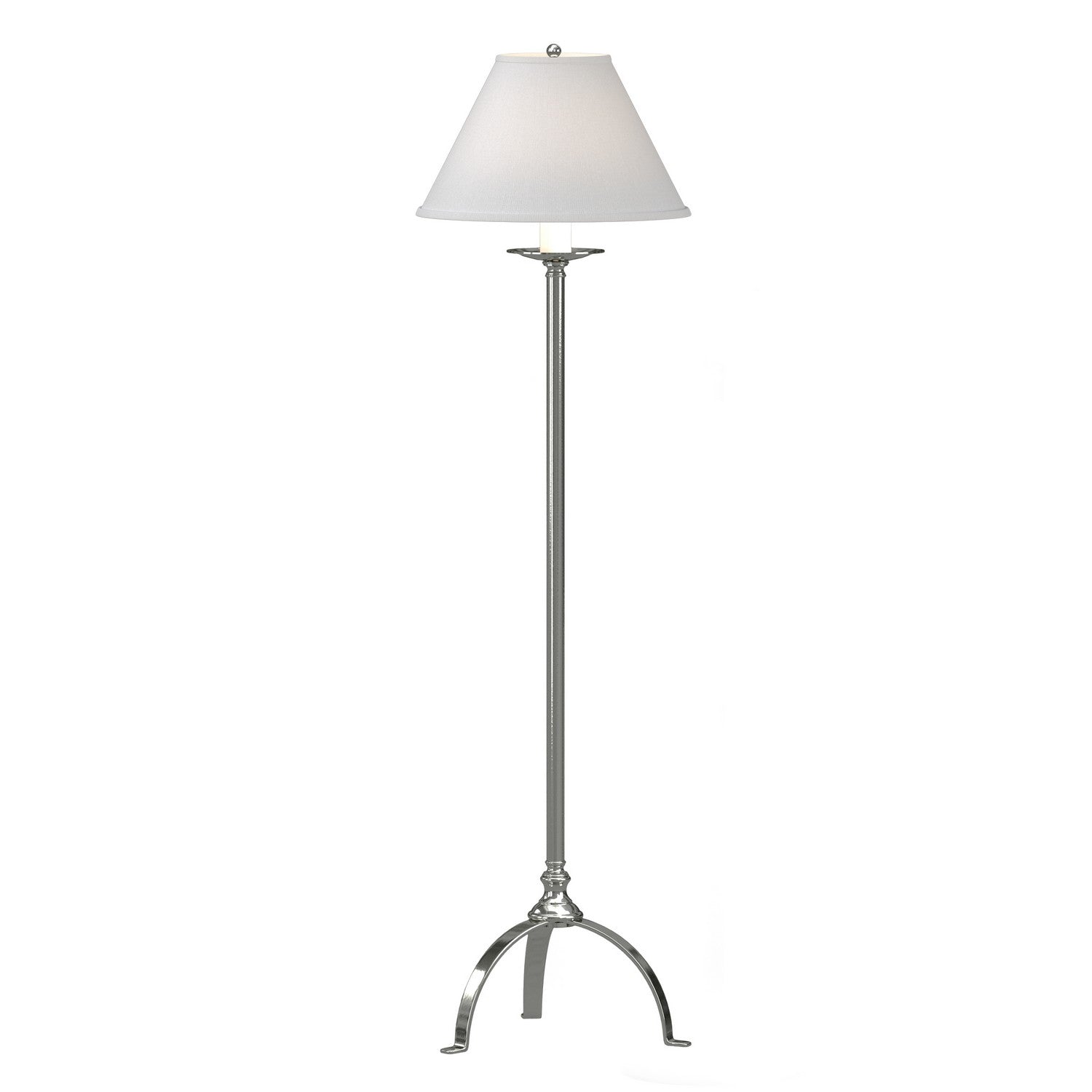 Hubbardton Forge - One Light Floor Lamp - Simple Lines - Sterling- Union Lighting Luminaires Decor