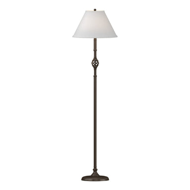 Hubbardton Forge - One Light Floor Lamp - Twist Basket - Bronze- Union Lighting Luminaires Decor