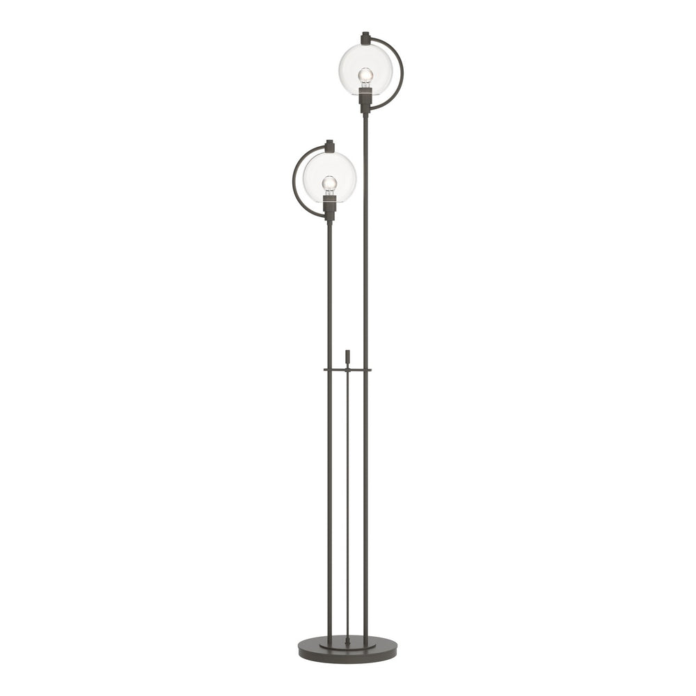 Hubbardton Forge - Two Light Floor Lamp - Pluto - Dark Smoke- Union Lighting Luminaires Decor