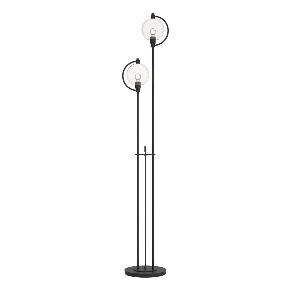 Hubbardton Forge - Two Light Floor Lamp - Pluto - Black- Union Lighting Luminaires Decor