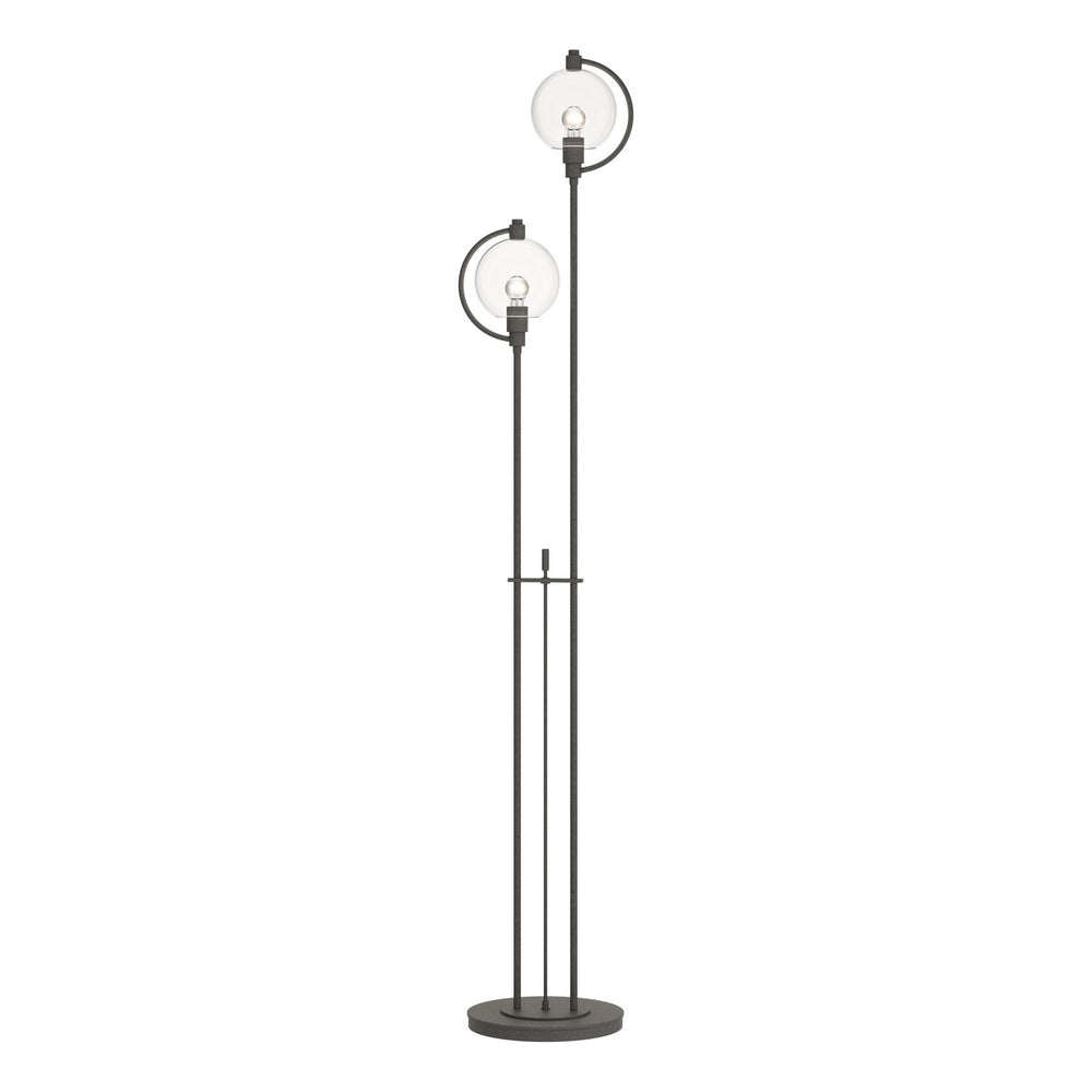Hubbardton Forge - Two Light Floor Lamp - Pluto - Natural Iron- Union Lighting Luminaires Decor