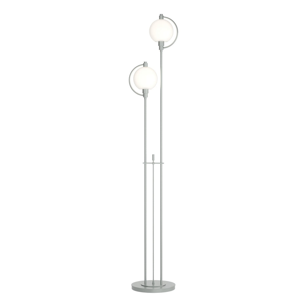Hubbardton Forge - Two Light Floor Lamp - Pluto - Vintage Platinum- Union Lighting Luminaires Decor
