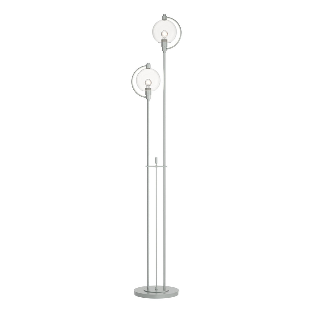Hubbardton Forge - Two Light Floor Lamp - Pluto - Vintage Platinum- Union Lighting Luminaires Decor