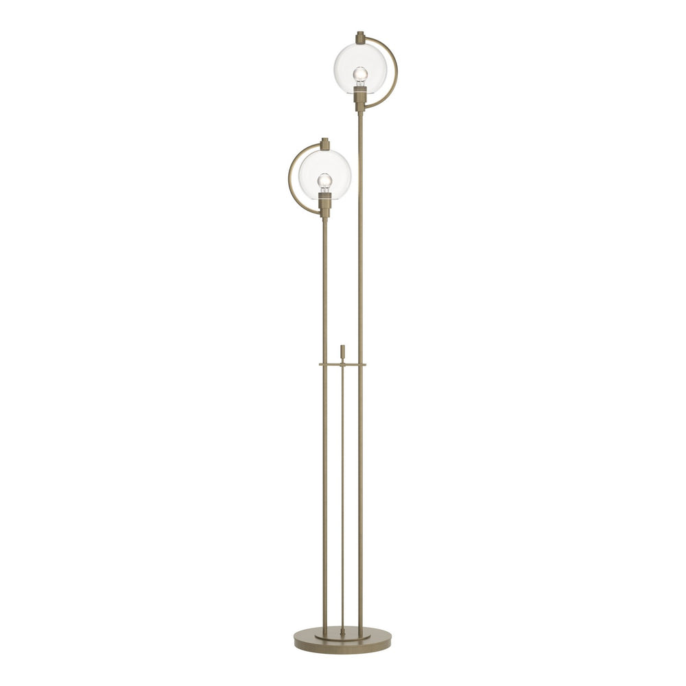 Hubbardton Forge - Two Light Floor Lamp - Pluto - Soft Gold- Union Lighting Luminaires Decor