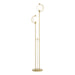 Hubbardton Forge - Two Light Floor Lamp - Pluto - Modern Brass- Union Lighting Luminaires Decor