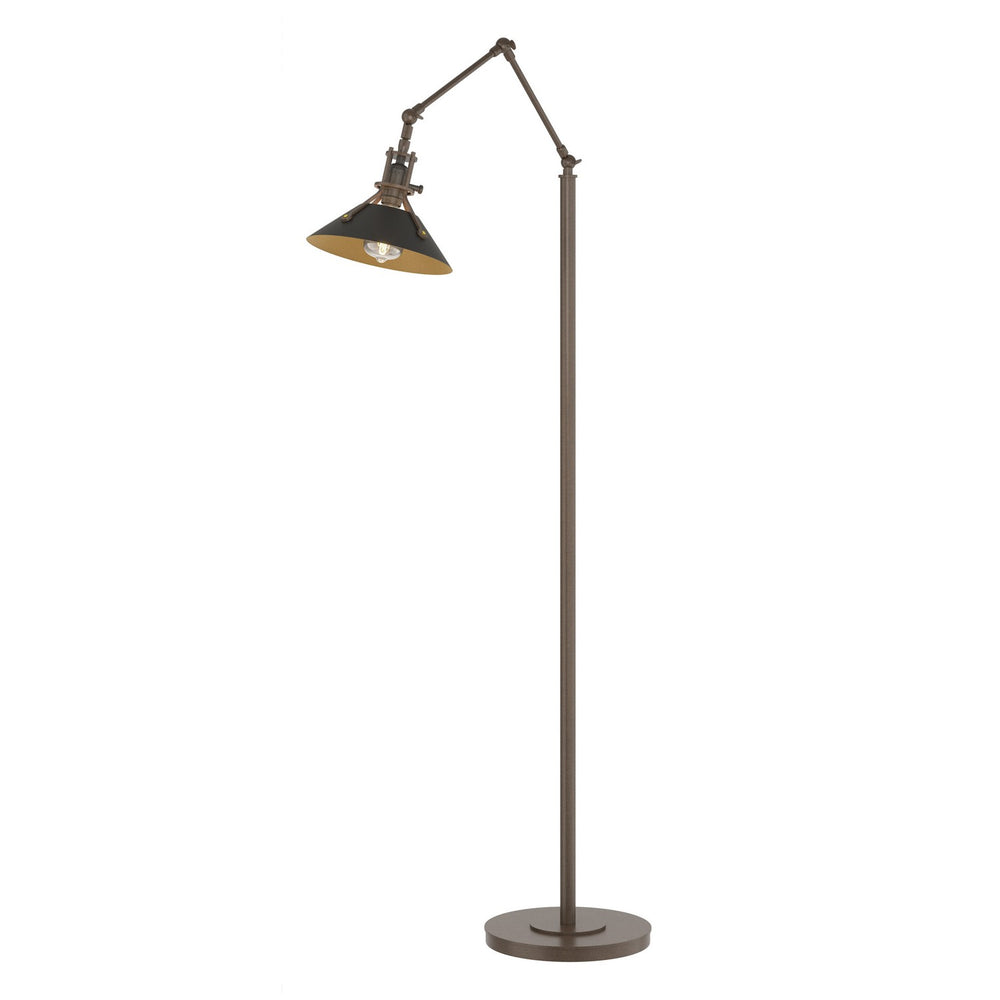 Hubbardton Forge - One Light Floor Lamp - Henry - Bronze- Union Lighting Luminaires Decor
