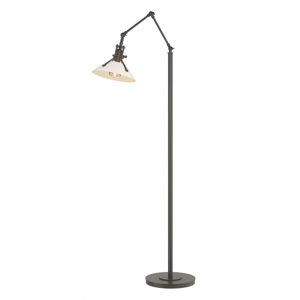 Hubbardton Forge - One Light Floor Lamp - Henry - Dark Smoke- Union Lighting Luminaires Decor