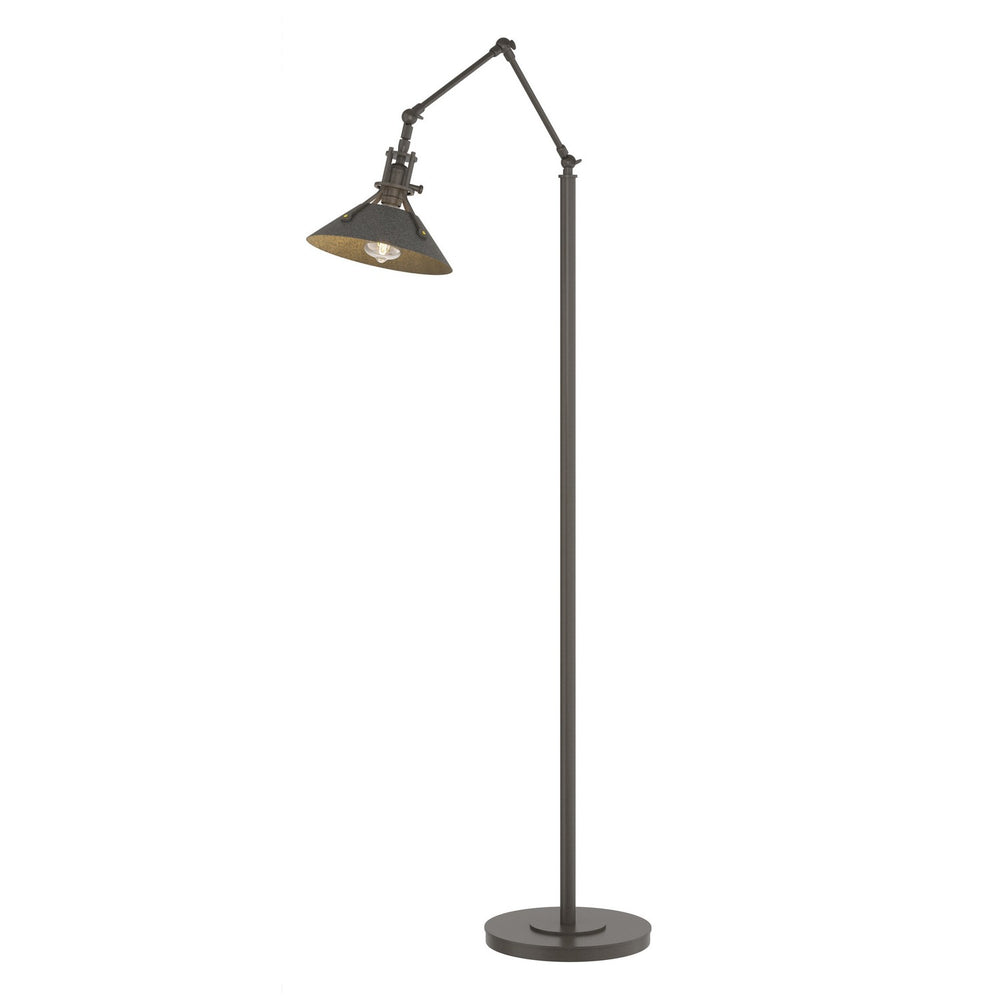 Hubbardton Forge - One Light Floor Lamp - Henry - Dark Smoke- Union Lighting Luminaires Decor