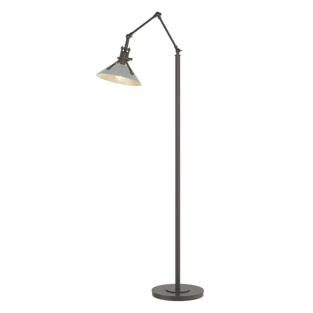 Hubbardton Forge - One Light Floor Lamp - Henry - Dark Smoke- Union Lighting Luminaires Decor