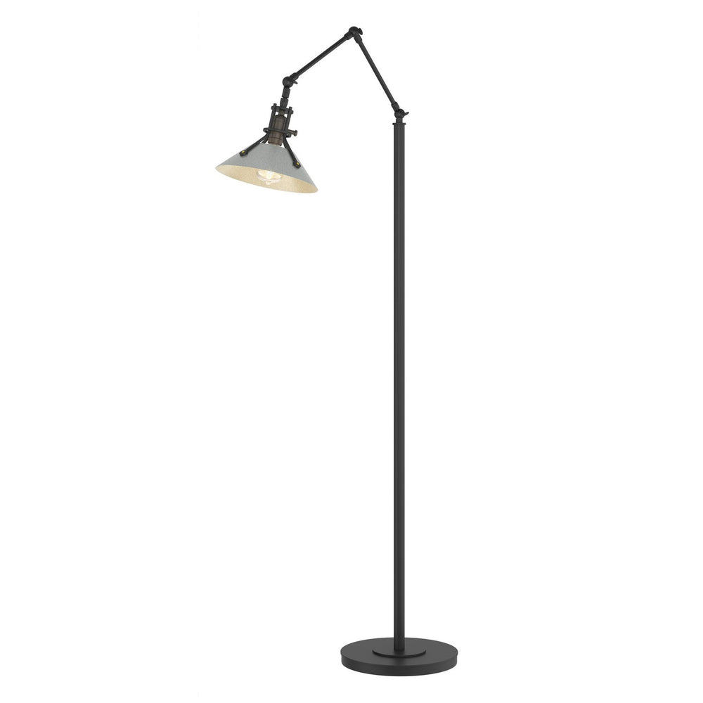 Hubbardton Forge - One Light Floor Lamp - Henry - Black- Union Lighting Luminaires Decor