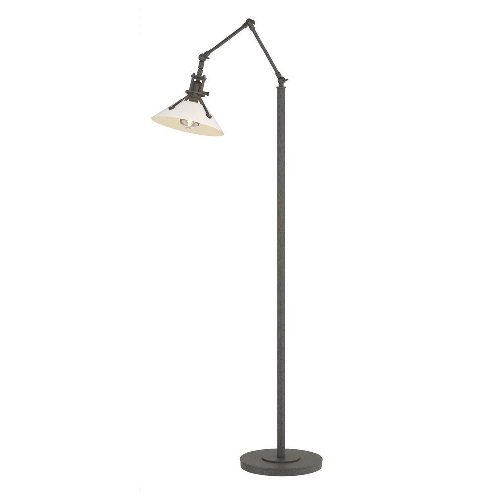 Hubbardton Forge - One Light Floor Lamp - Henry - Natural Iron- Union Lighting Luminaires Decor