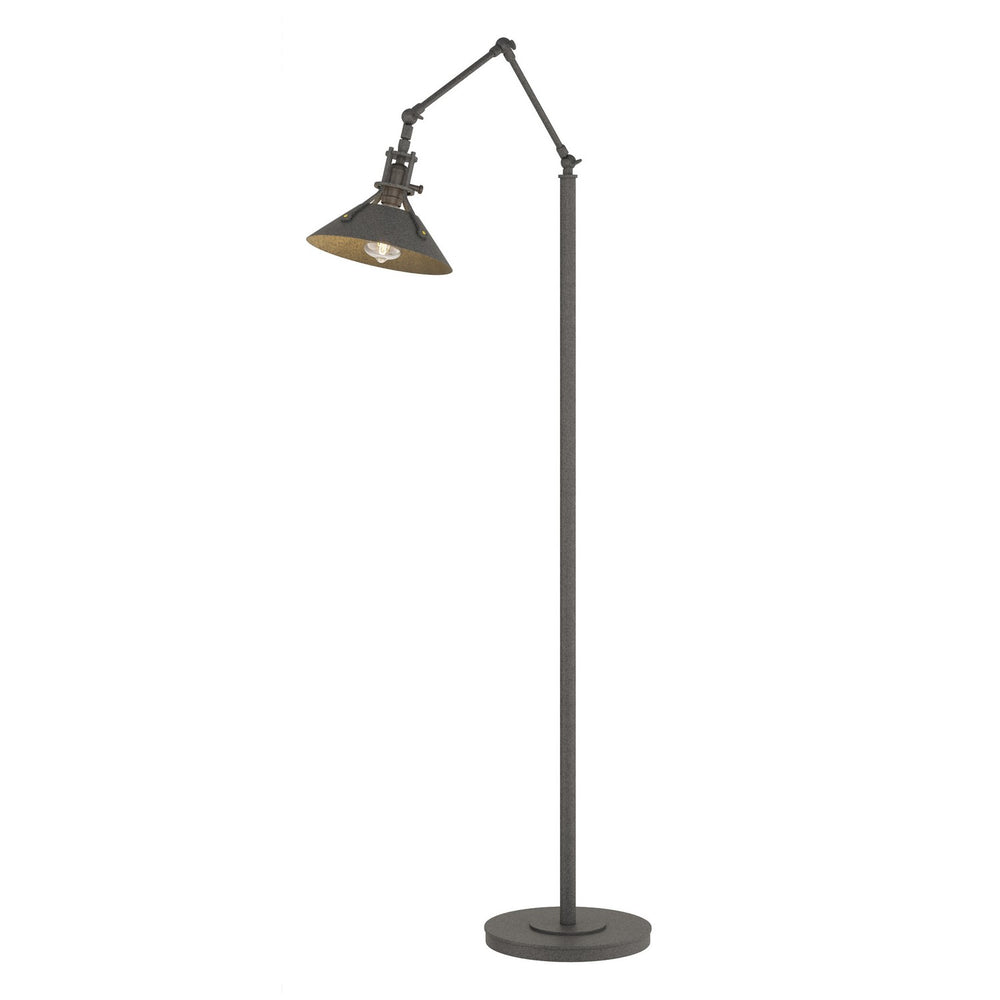 Hubbardton Forge - One Light Floor Lamp - Henry - Natural Iron- Union Lighting Luminaires Decor