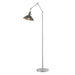 Hubbardton Forge - One Light Floor Lamp - Henry - Vintage Platinum- Union Lighting Luminaires Decor