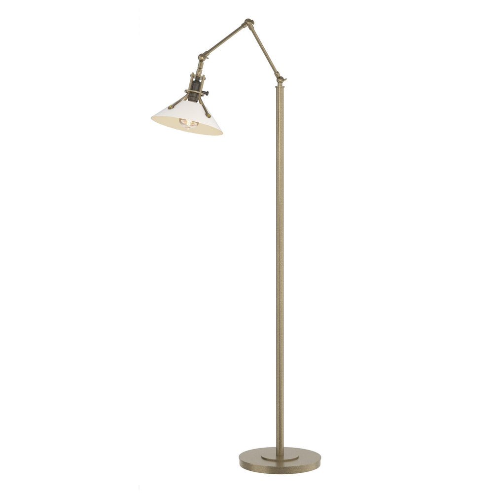 Hubbardton Forge - One Light Floor Lamp - Henry - Soft Gold- Union Lighting Luminaires Decor