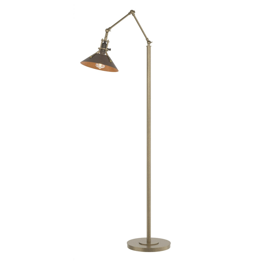 Hubbardton Forge - One Light Floor Lamp - Henry - Soft Gold- Union Lighting Luminaires Decor