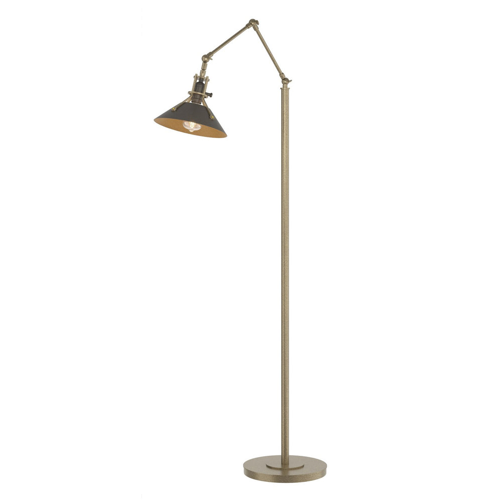 Hubbardton Forge - One Light Floor Lamp - Henry - Soft Gold- Union Lighting Luminaires Decor