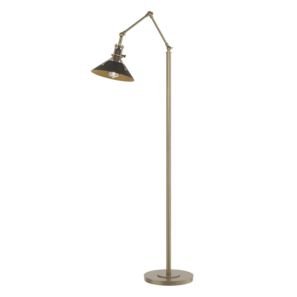 Hubbardton Forge - One Light Floor Lamp - Henry - Soft Gold- Union Lighting Luminaires Decor