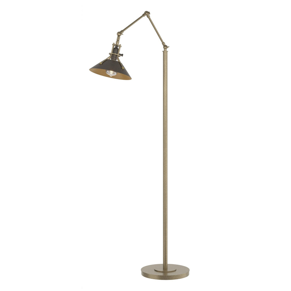 Hubbardton Forge - One Light Floor Lamp - Henry - Soft Gold- Union Lighting Luminaires Decor
