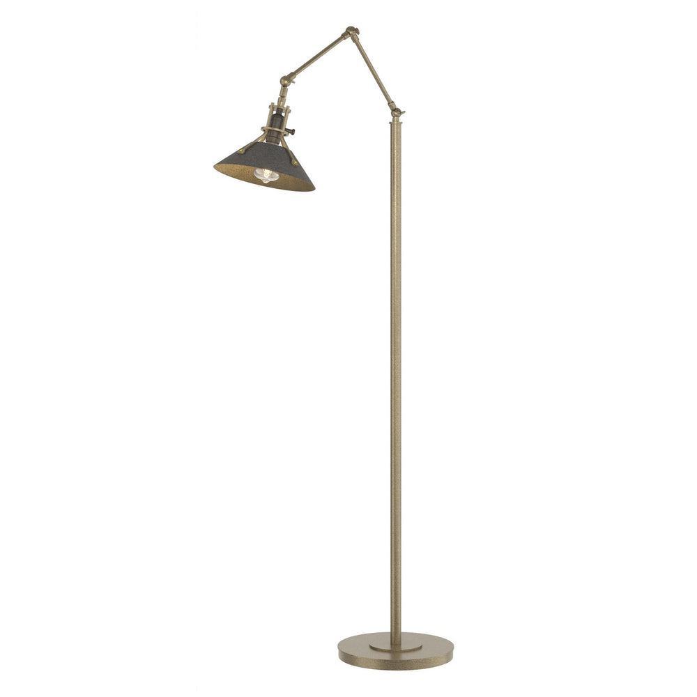 Hubbardton Forge - One Light Floor Lamp - Henry - Soft Gold- Union Lighting Luminaires Decor