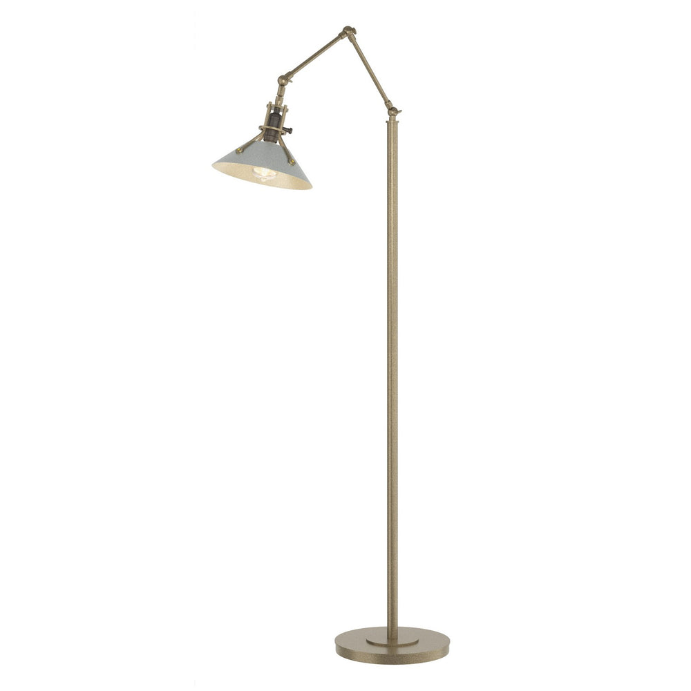 Hubbardton Forge - One Light Floor Lamp - Henry - Soft Gold- Union Lighting Luminaires Decor