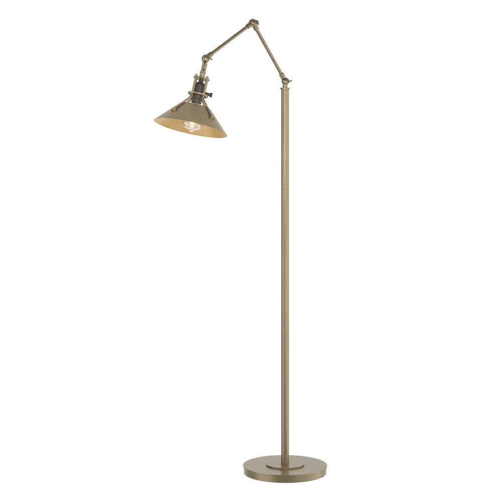 Hubbardton Forge - One Light Floor Lamp - Henry - Soft Gold- Union Lighting Luminaires Decor