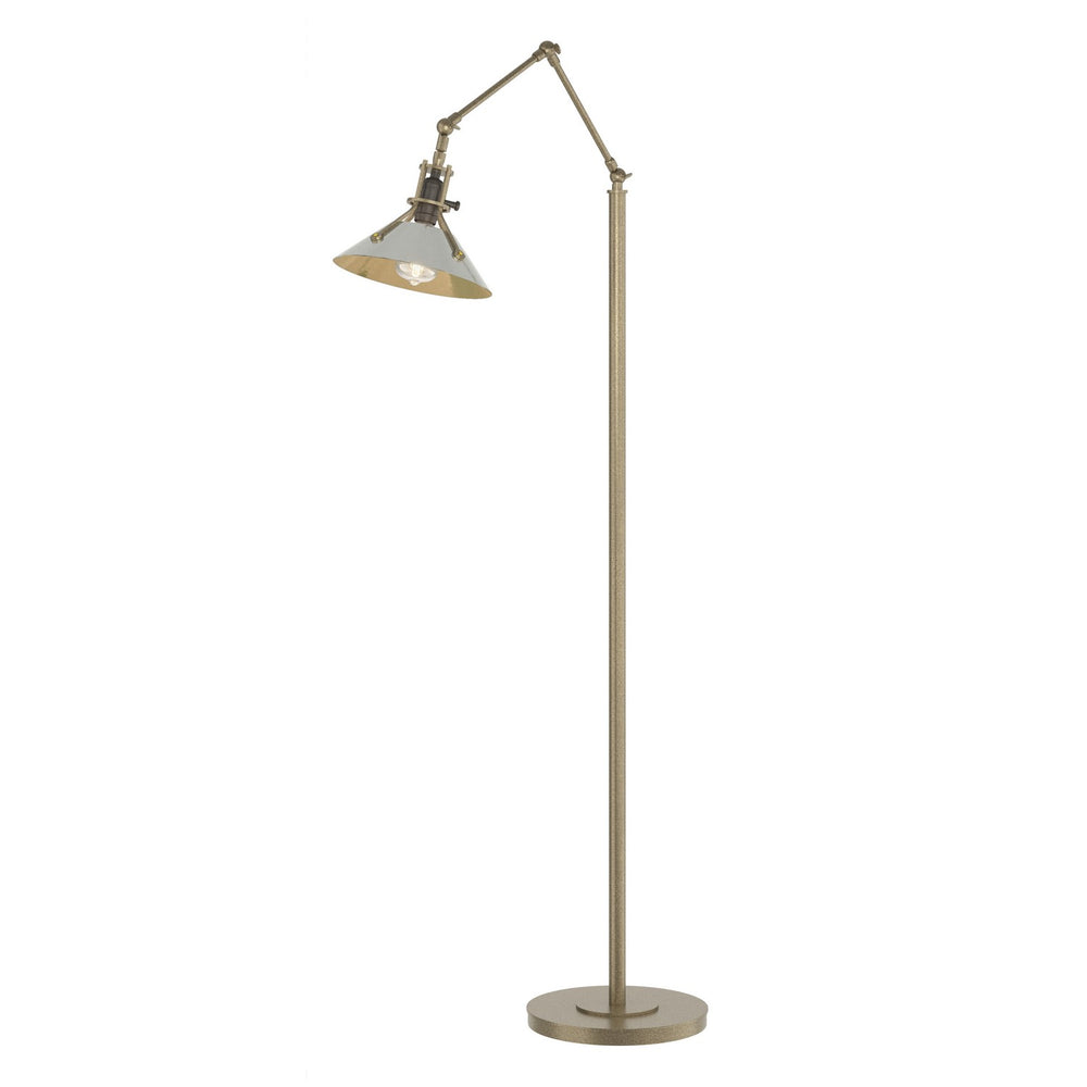 Hubbardton Forge - One Light Floor Lamp - Henry - Soft Gold- Union Lighting Luminaires Decor