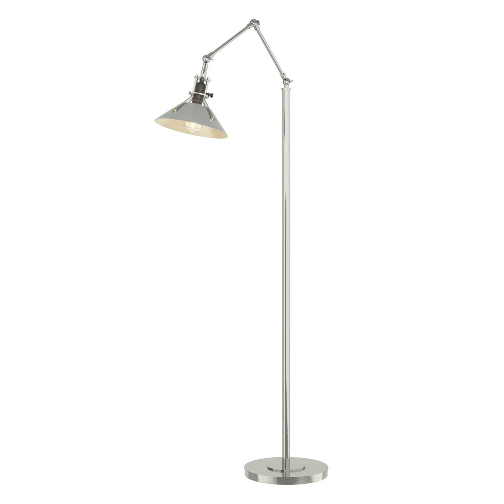 Hubbardton Forge - One Light Floor Lamp - Henry - Sterling- Union Lighting Luminaires Decor