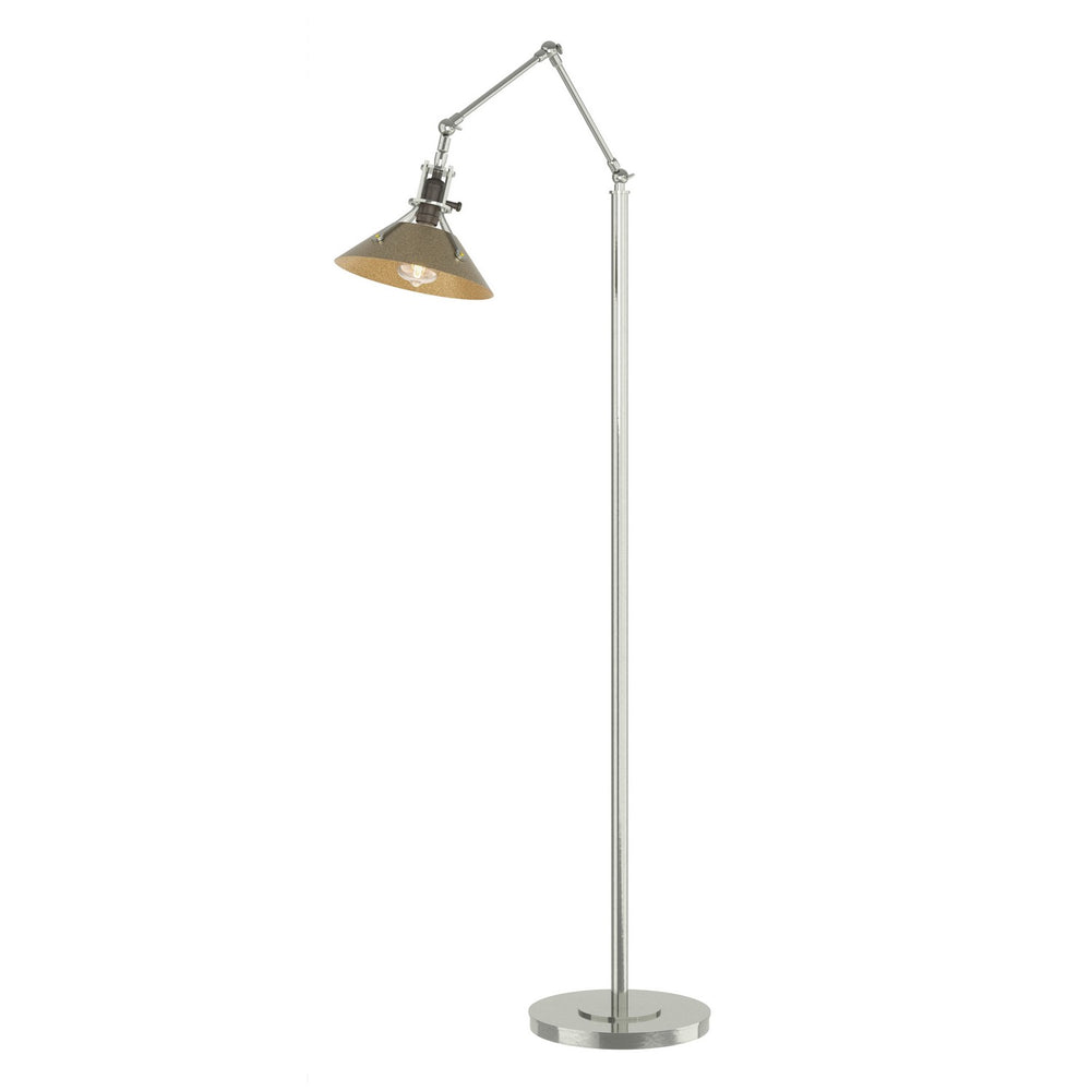 Hubbardton Forge - One Light Floor Lamp - Henry - Sterling- Union Lighting Luminaires Decor