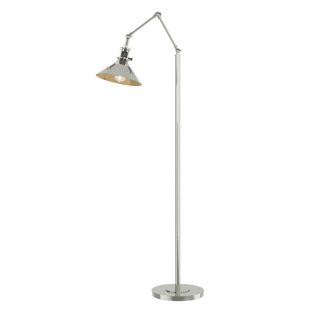 Hubbardton Forge - One Light Floor Lamp - Henry - Sterling- Union Lighting Luminaires Decor