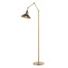 Hubbardton Forge - One Light Floor Lamp - Henry - Modern Brass- Union Lighting Luminaires Decor