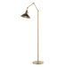 Hubbardton Forge - One Light Floor Lamp - Henry - Modern Brass- Union Lighting Luminaires Decor