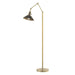 Hubbardton Forge - One Light Floor Lamp - Henry - Modern Brass- Union Lighting Luminaires Decor