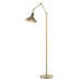 Hubbardton Forge - One Light Floor Lamp - Henry - Modern Brass- Union Lighting Luminaires Decor