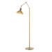 Hubbardton Forge - One Light Floor Lamp - Henry - Modern Brass- Union Lighting Luminaires Decor