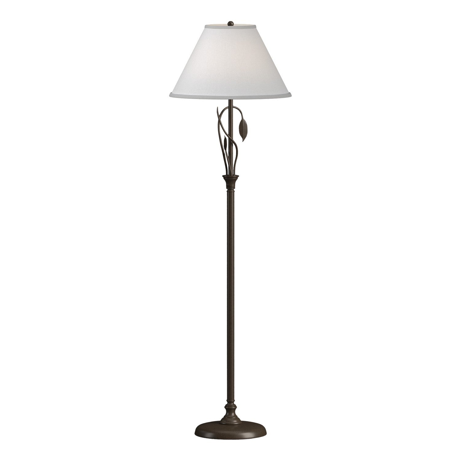 Hubbardton Forge - One Light Floor Lamp - Leaf - Bronze- Union Lighting Luminaires Decor