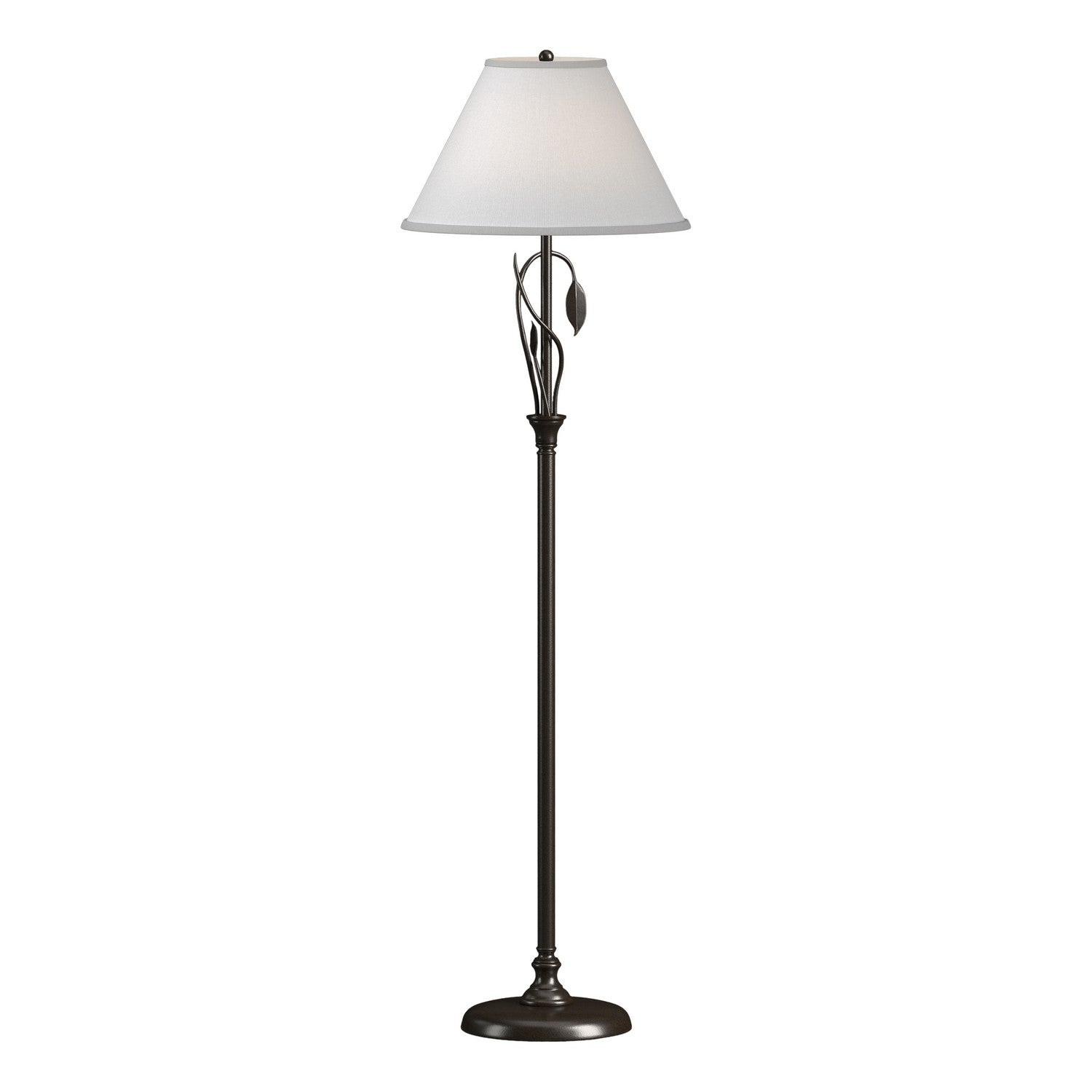Hubbardton Forge - One Light Floor Lamp - Leaf - Oil Rubbed Bronze- Union Lighting Luminaires Decor