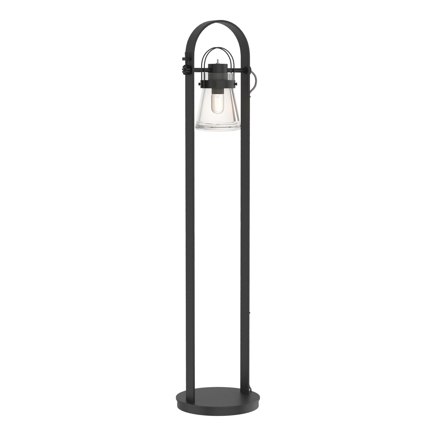 Hubbardton Forge - One Light Floor Lamp - Erlenmeyer - Black- Union Lighting Luminaires Decor