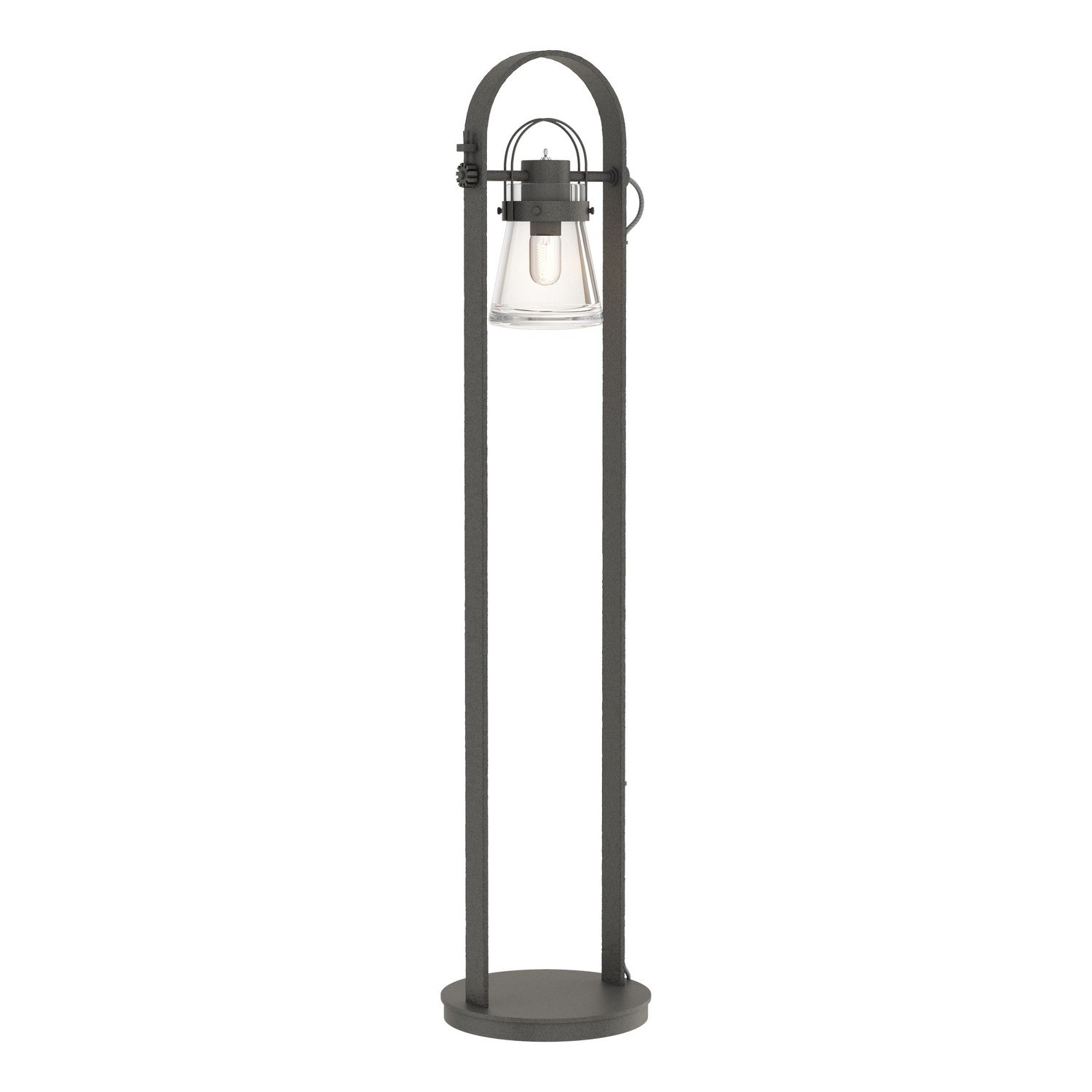 Hubbardton Forge - One Light Floor Lamp - Erlenmeyer - Natural Iron- Union Lighting Luminaires Decor