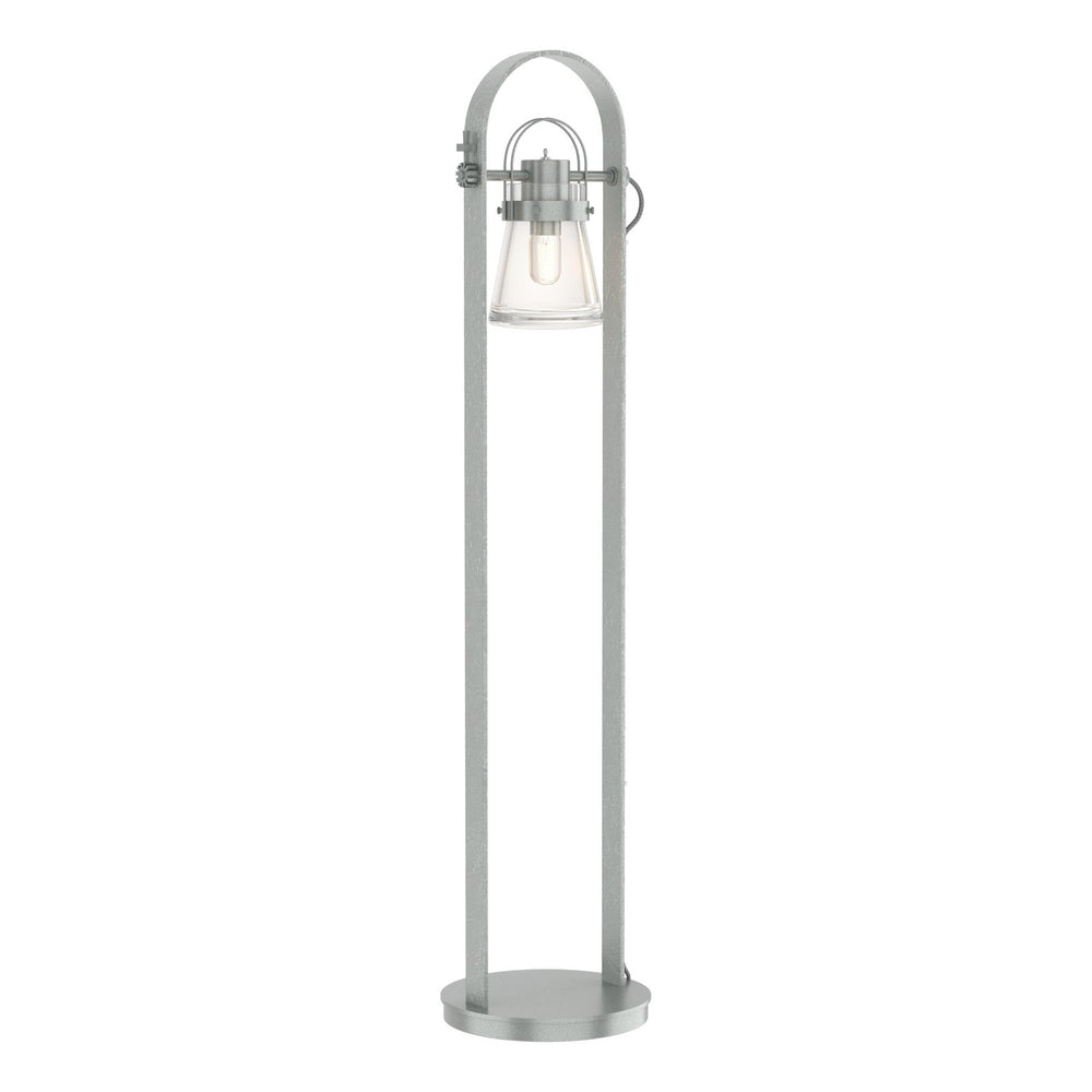 Hubbardton Forge - One Light Floor Lamp - Erlenmeyer - Vintage Platinum- Union Lighting Luminaires Decor