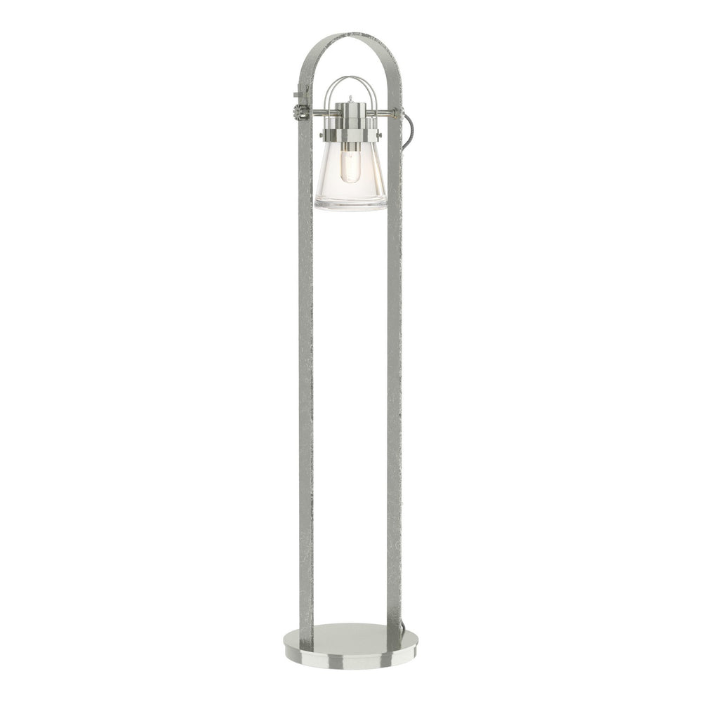 Hubbardton Forge - One Light Floor Lamp - Erlenmeyer - Sterling- Union Lighting Luminaires Decor