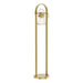 Hubbardton Forge - One Light Floor Lamp - Erlenmeyer - Modern Brass- Union Lighting Luminaires Decor