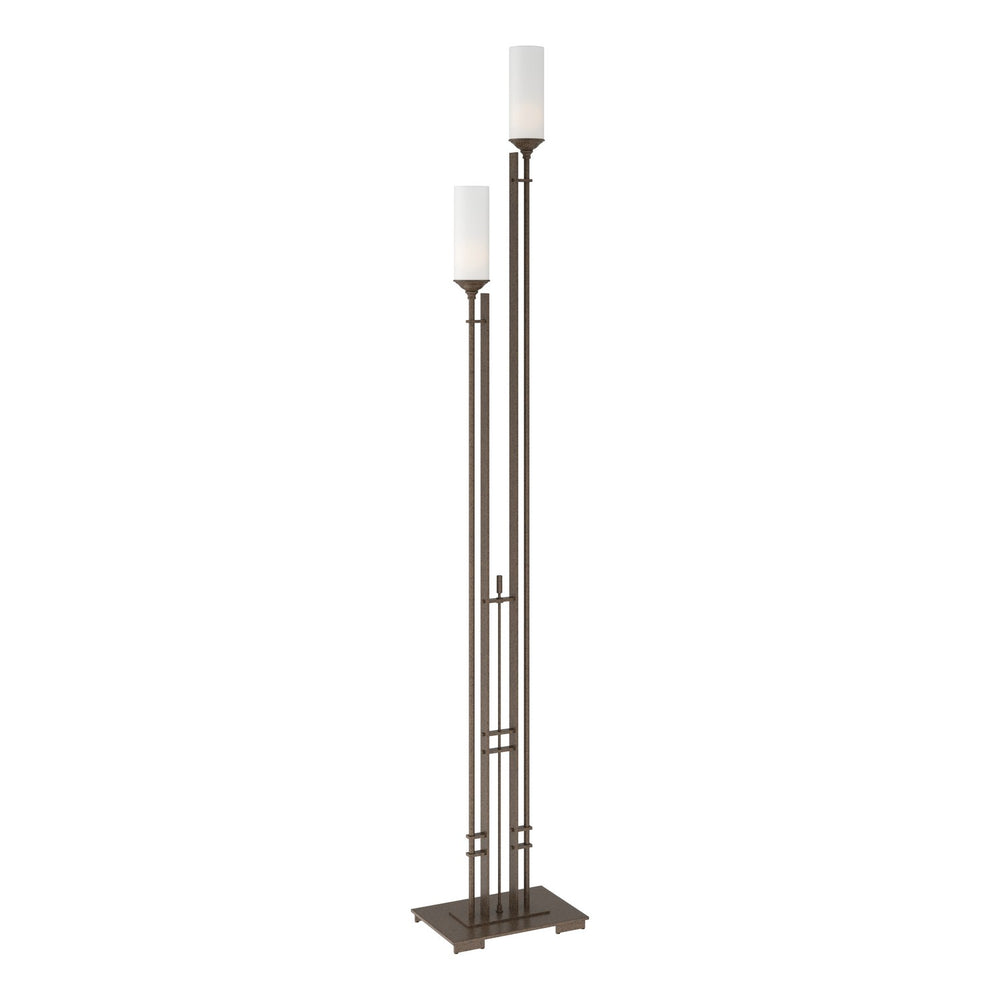 Hubbardton Forge - Two Light Floor Lamp - Metra - Bronze- Union Lighting Luminaires Decor