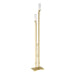 Hubbardton Forge - Two Light Floor Lamp - Metra - Modern Brass- Union Lighting Luminaires Decor