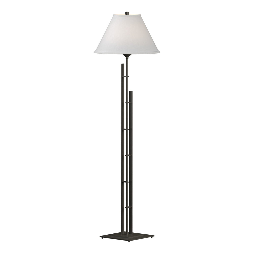 Hubbardton Forge - One Light Floor Lamp - Metra - Dark Smoke- Union Lighting Luminaires Decor