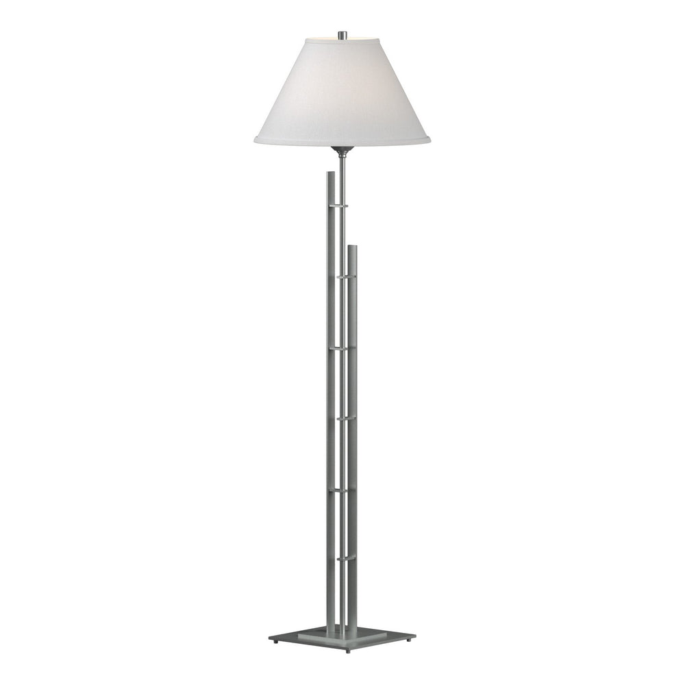 Hubbardton Forge - One Light Floor Lamp - Metra - Vintage Platinum- Union Lighting Luminaires Decor