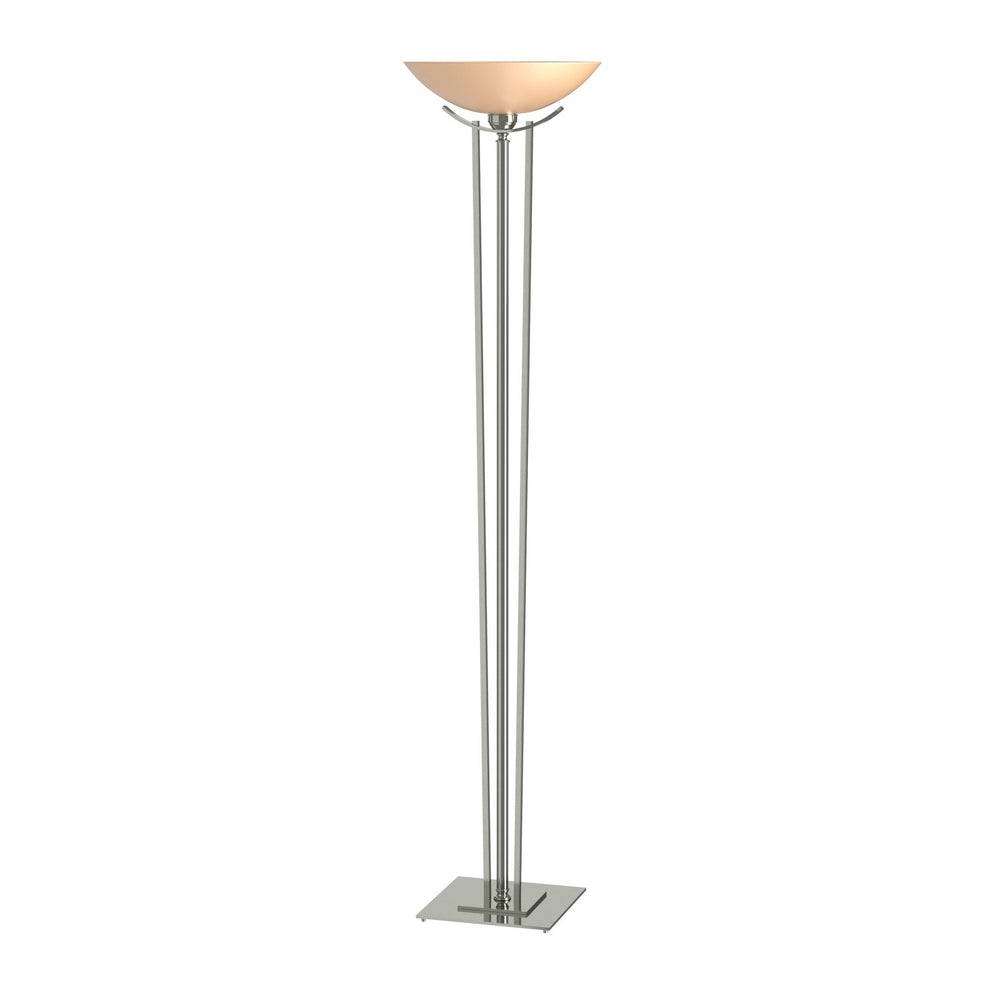 Hubbardton Forge - One Light Torchiere - Taper - Sterling- Union Lighting Luminaires Decor
